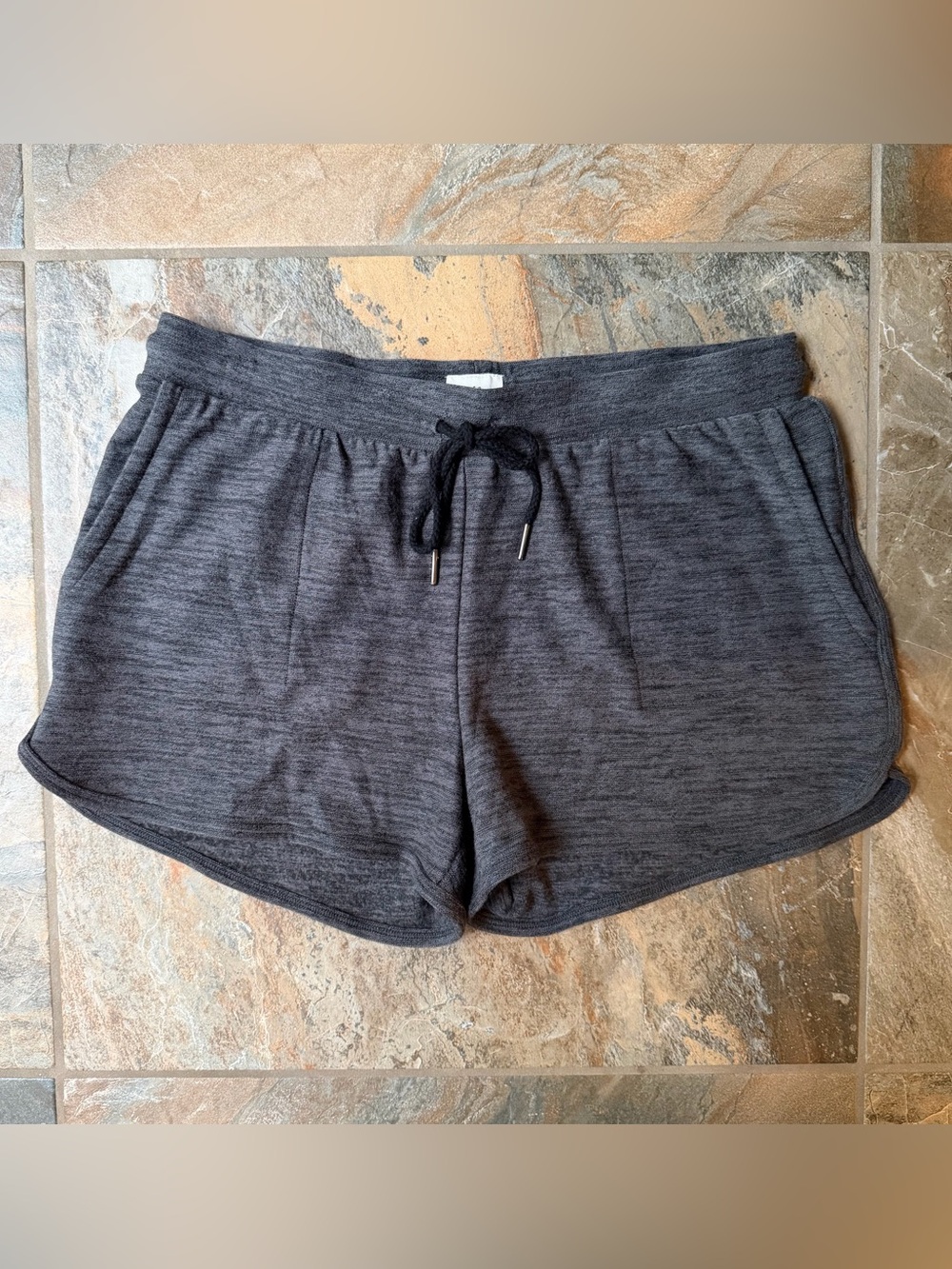 MeUndies Hacci Shorts Women’s Medium M Dark Heather Gray Lounge Sleep Pajama - Picture 11 of 11